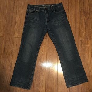 Ring of Fire Boot Cut Men's Jeans Blue 32x30